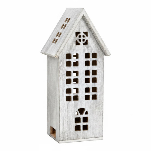 Lichthaus aus holz - lichthaus, grau