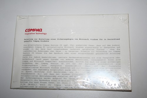 Compaq windows se - windows, 98