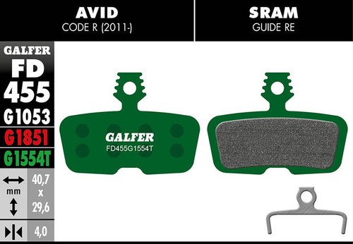 Galfer pro bremsbelag avid - pro,