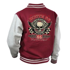 Biker Hot Rod College Jacke