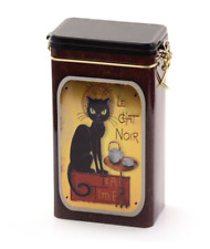 Teedose Katze Metall Dose