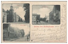V7543-2217/ Gruß aus Kellinghusen  Post, Realschule AK 1905