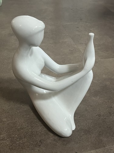 Porzellan figur dame mit - porzellan, "
