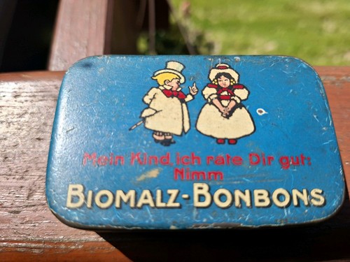 Alte blechdose biomalz - blechdose,