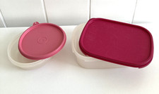TUPPERWARE - Kleine Hitparade 300 ml, rosa/transp., Kompaktus 850 ml rot/transp.