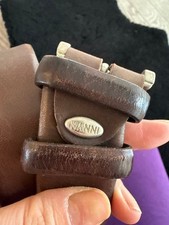 NANNI Ledergürtel Braun