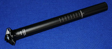 Aluminium Fahrrad Sattelstütze Alu Schwarz 31,6mm schwarz 350mm lang  #63