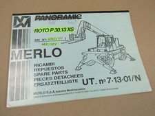 Merlo Roto P30.13 XS Teleskopstapler Ersatzteilliste Bildkatalog Parts List 90er
