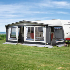 Wohnwagen Vorzelt dwt Polo 240cm tief grau Saisonzelt Camping Ganzzelt Caravan