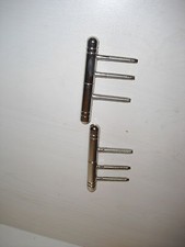 Rahmenteile f. Zimmertür Innentürband Einbohrband 2-tlg. verchr. Rundkopf 1 Paar