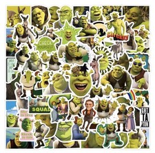 50x shrek sticker set cartoon - sticker,