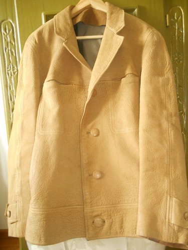 Herren echt lederjacke - echt,
