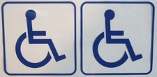 Rollstuhlfahrer aufkleber - aufkleber, 2x
