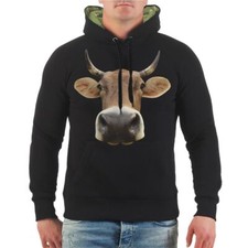 Kapuzenpullover Lustiges Kuh