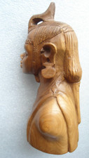Figur Afrikanische Holz Büste