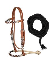 Bosal set in cuoio con mecate