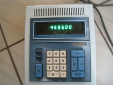 Vintage/Alter elektrischer Tischrechner Prinstronic Mod. C35 Japan 220 V Anschl.