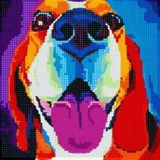 Perlenstickbild Stickbild