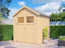 Gartenhaus Sylta 2 14 mm natur