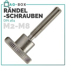 Rändelschrauben DIN 464