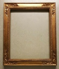 Holzrahmen Gold Blatt für