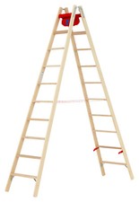 Hymer Holz Stufenstehleiter 10
