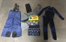 Bekleidungspaket Junge 110 116 Schneehose Funktionswäsche Mütze Loopschal
