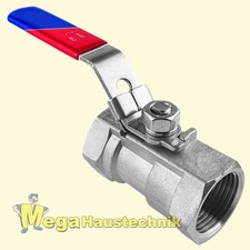 Kugelhahn aus Edelstahl V4A mit Innengewinde Absperrhahn Absperrventil Fitting