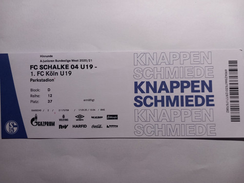 Ticket junioren bundesliga - ticket,