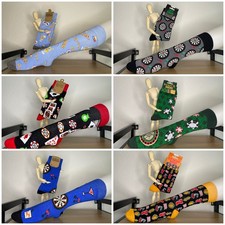 Bunte lustige Motiv Socken Gr