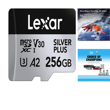Lexar micro 256gb uhs - lexar, uhs-i