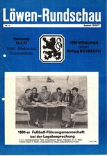 12.02.77 1860 München - SpVgg