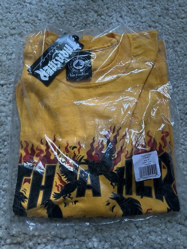 Thrasher shirt crows gold - thrasher, t-shirt