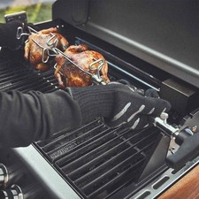 BURNHARD Drehspieß Rotisserie für 3- & 4-Brenner Gasgrill EARL