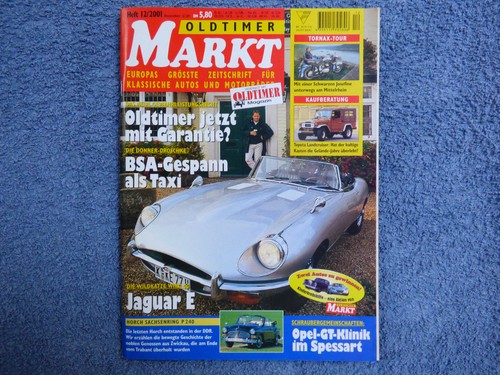 Oldtimer markt 2001 jaguar - oldtimer,