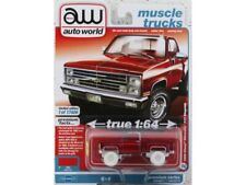 CHEVROLET Silverado K10 Stepside - 1986 - CHASE CAR - AUTO WORLD 1:64