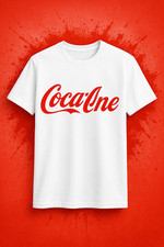 Lustiges Spaß T-Shirt CocaIne