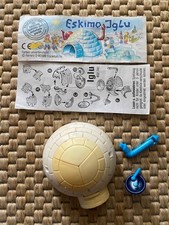 Ü-Ei Bei den Eskimos Serienzubehör Iglu hellblau 652741 mit BZ Saison 1994/95