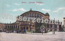 AK gel. 1913 Berlin Anhalter Bahnhof gemalt (2112)