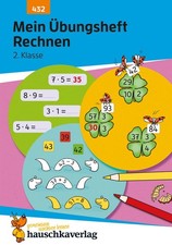 Mein Übungsheft Rechnen 2. Klasse Mathe Aufgaben mit Lösungen bis 100
