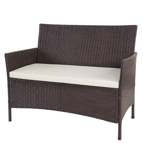 Poly rattan gartenbank - gartenbank, halden