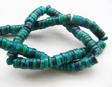 Chrysokoll Perlen Scheiben 2,5x8,5mm 1 Strang SERAJOSY  