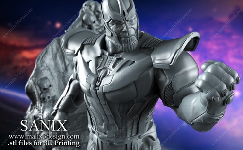 Printed resin thanos - printed,
