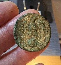 Vespasian As, 71 n. Chr., Reverse mit Adler,  Bronze, römische Münze Original 