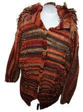 Damen Strickjacke Gr 46 Ethno