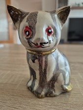 Vintage Katze Figur Metall