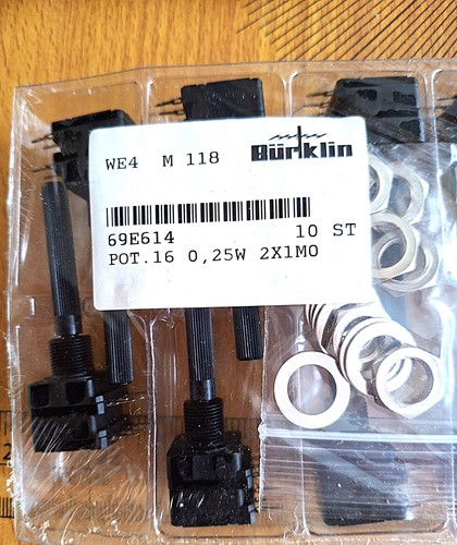 Stück poti 6mm achse - 6mm,