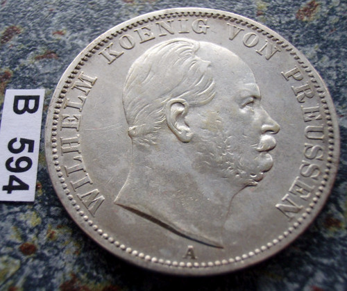 Preussen vereinstaler 1867 - vereinstaler,