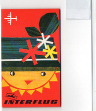 INTERFLUG KOFFERAUFKLEBER  DRUCKFRISCH - 8