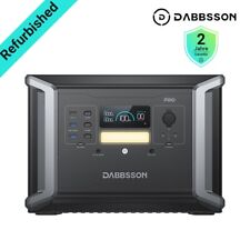 Dabbsson 2150Wh 2400W Powerstation Tragbare Solargenerator Batterie Refurbished
